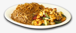 Big Portion Of Sauteed Shrimp With Mushrooms, Onions, - Pasta Png