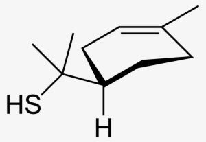 Grapefruit Mercaptan 2d Skeletal Perspective - Hydrogen Disulfide