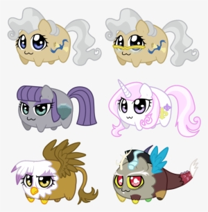 #664417 - - 3, Artist - Linamomoko, Chibi, Chubbie, - Potato Chibi Pony