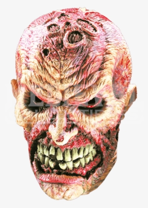 Smiley Zombie Mask - Rubie's Smiley Devil Adult Latex Mask 67104