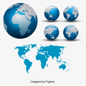 Globe, Earth, World Map, Crystal Ball Png And Psd - World Map Highlight Russia