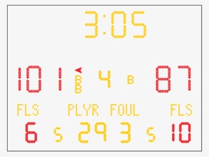 Single-sided Basketball Scoreboard - Number