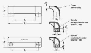 Zoom Ledge Handles El 630 Sketch - Diagram