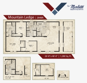 2016 Marlette Mountain Ledge 2848a With Porch