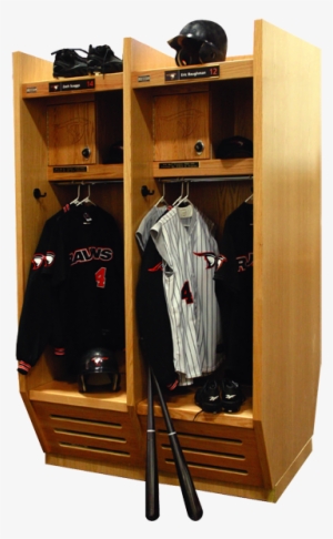 Recruiter Wood Open Front Sport Lockers - Wooden Turnout Gear Racks