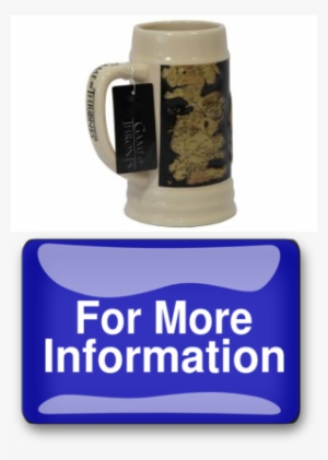In Game Of Thrones 22oz Ceramic Map Beer Stein - Game Of Thrones 650ml Ceramic Map Beer Stein