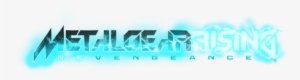 Metal Gear Rising - Metal Gear Rising Revengeance Title Png