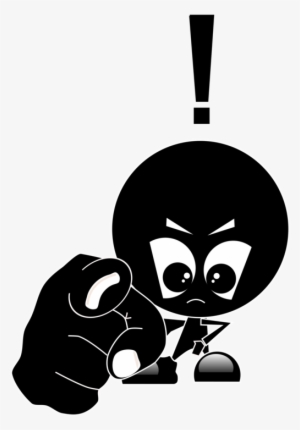 Download Anger Cartoon Man - Gambar Animasi Tangan Menunjuk