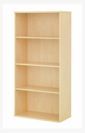 Newbury Beech Effect Wooden Bookcase & 4 Shelves Height - Natural Hickory 48 Shelf