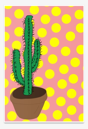 Poster Cactus De Martha Portella Caldas Maximianona - Hedgehog Cactus