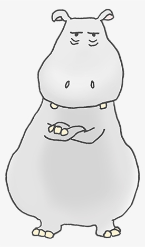 Angry Hippo Clip Art - Hippo Cartoon Drawing