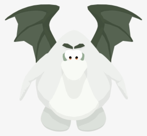 Dark Green Vampire 0 - Alas De Murcielago Club Penguin