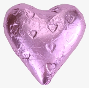 Light Pink Milk Chocolate Heart - Chocolate