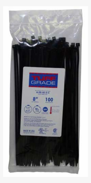 Cable Ties - 50 - Uv Black - 175 Lb - A 24 - Celsius