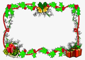 Christmas Border, Frame, Christmas Frame - Christmas Card Borders Png