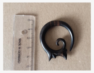 Piercing Alas De Madera De Ébano De Madera Grande Handgeschnitzt - Ruler