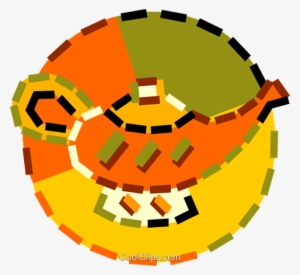 Aladdin's Lamp Royalty Free Vector Clip Art Illustration - Clip Art