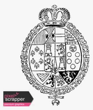 Shield Stamp Template - Circle