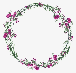 Hand Drawn Flower Frame - Icon