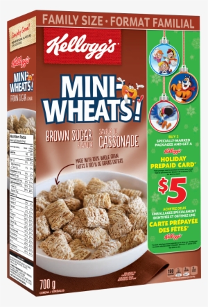 Mini Wheats* Brown Sugar Cereal 700g - Mini Wheats Kellogg's Mini-wheats Cereal Brown Sugar