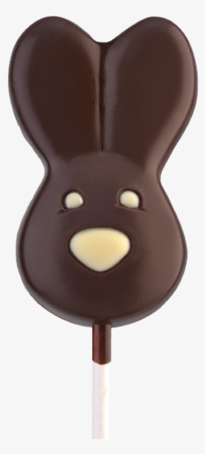 Lolly Head Of Rabbit - Chocolate
