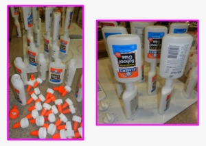 I Even Saved Some Of The Lids For My Acrylic Paints - Elmer's Washable No - Run School Glue