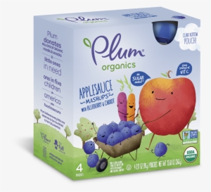 Plum Organics, Organic Mashups, Apple Sauce + Fruit