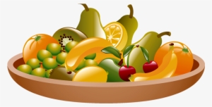 Bowl Of Fruits Clipart