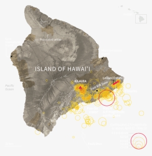 Through A Series Of Fissures At Leilani Estates, With - Hawaii Volcan Mapa