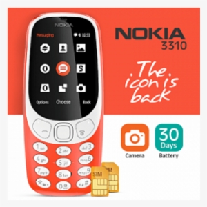 Nokia 3310, Dual Sim,3g, Red - Nokia 3310 (2017) Warm Red Eu