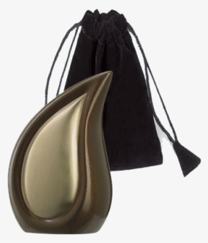 Bronze Tone Finish Teardrop Keepsake - Urn