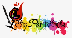 Sip Paint Smile - Paint And Sip Clip Art