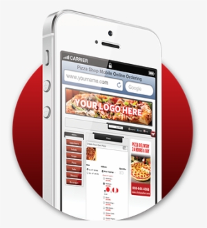 Restaurant Menu Card Png Online Restaurant Ordering - Restaurant Menu Phone Png