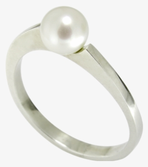Black Or White Pearl Ring <br/>sterling Silver - Pearl