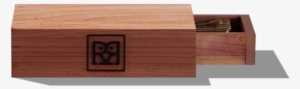 Cedar Match Box
