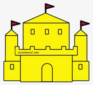 Sand Castle Doodle - Drawing