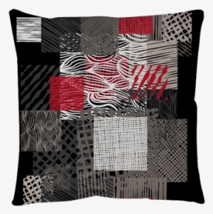 Hand Drawn Lines Textures Doodle Style Seamless Pattern, - Drawing