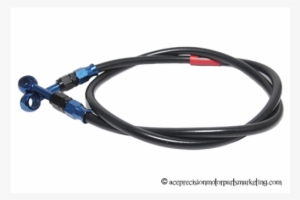 Disc Caliper Hose Front 1000mm Tr1 Black Blue - Usb Cable