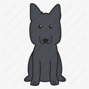 Library Black German Shepherd Clipart - Black German Shepherd Cartoon