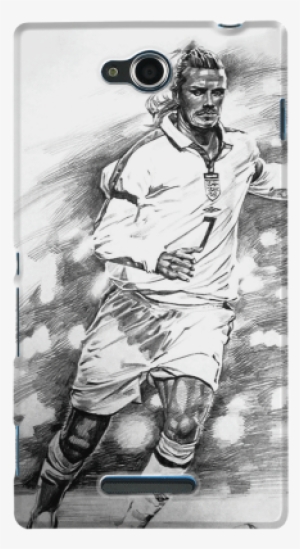 David Beckham Case For Sony Xperia C - Sketch