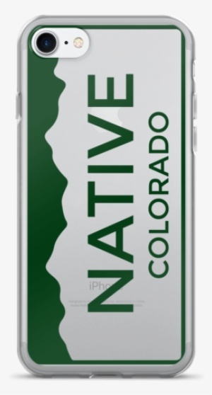Colorado Native Licence Plate Iphone 7/7 Plus Case - Pigment