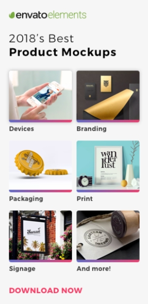 2017's Best Product Mockups - Envato