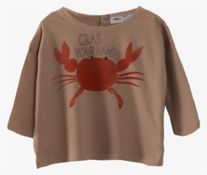 Bobo Choses Baby T-shirt Crab Your Hands - Christmas Island Red Crab