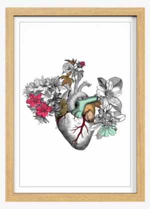 Cuadro Corazón Blanco - First Times By Maxwell E Bevilacqua