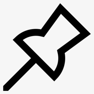 A Square Open On One Side, Resting On Top Of A Semi-circle, - Pin Icon