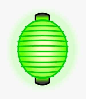 Green Paper Lantern Sprite 002 - Plate