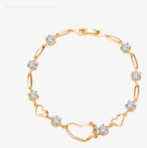 Korean Women Jewelry Bracelets Rhinestones Hollow Heart
