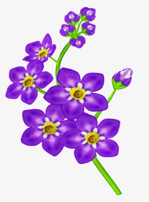 Hand Painted Purple Flower Png Transparent - Velikonoční Obrázky Ke Stažení Zdarma