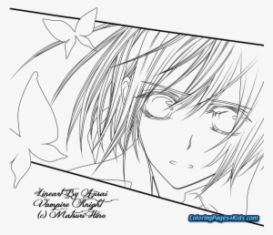 Sexy Vampire Coloring Pages - Line Art