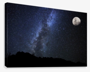 Stars In The Night Sky, Milky Way Galaxy Canvas Print